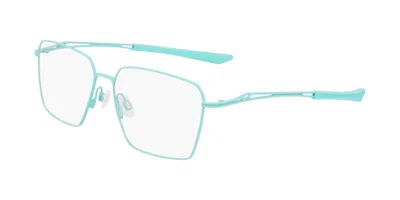 Nike 8214 Women's Glasses, Green, Size 55 In Blue