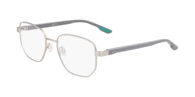 Nike 8400 N Men's Glasses, Silver, Size 51 In Gray