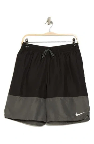 Nike 9-inch Volley Swim Trunks In Black