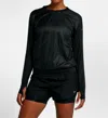 Nike 929128-010 Women's Black Long Sleeve Run Division Black Running Jackets In Black