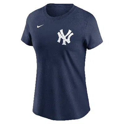 Nike Aaron Judge New York Yankees Fuse  Women's Mlb T-shirt In Blue