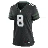 Nike Aaron Rodgers Legacy Black New York Jets Alternate Game Jersey
