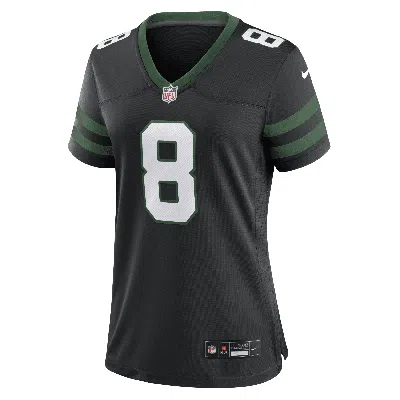 Nike Aaron Rodgers Legacy Black New York Jets Alternate Game Jersey In Black