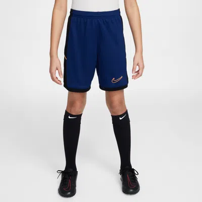 Nike Academy Big Kids' Dri-fit 7" Soccer Shorts In Blue