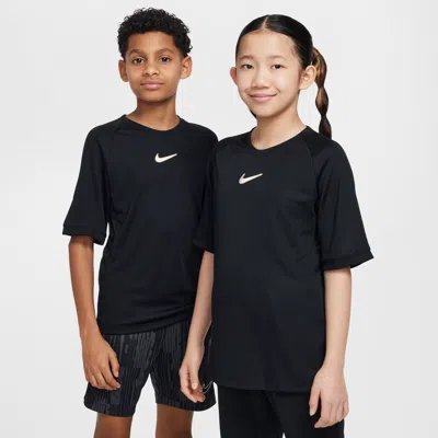 Nike Academy Big Kids' Dri-fit Short-sleeve Soccer Top In Black