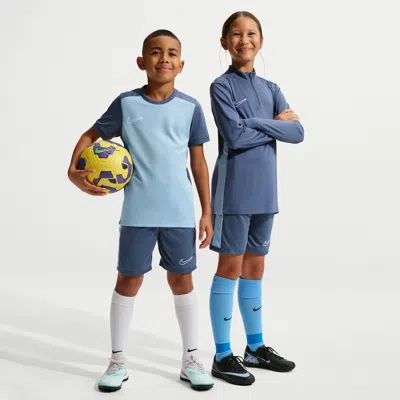 Nike Academy Big Kids' Dri-fit Soccer Knit Shorts In Blue