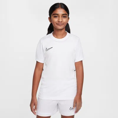 Nike Academy Big Kids' Dri-fit Soccer Top In White