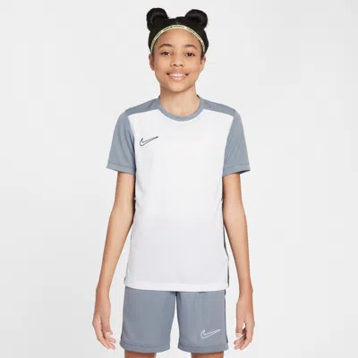 Nike Academy Big Kids' Dri-fit Soccer Top In White