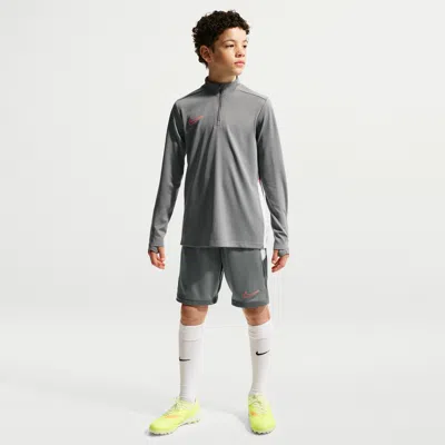 Nike Academy Big Kids' Dri-fit Soccer Knit Shorts In Grey