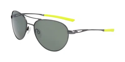 Nike Ace Driver I Ev24041 907 Men's Sunglasses Gunmetal Size 59 In Blue