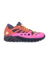 Nike Exploraid Mesh Panels Perforated Rubber Sole In Wild Mango