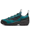 Nike Acg Air Mada Rubber-trimmed Leather And Mesh Hiking Sneakers In Green