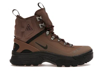 Pre-owned Nike Acg Air Zoom Gaiadome Goretex Sneakers In Trails End Brown/black