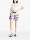 Nike Acg High Waist Nylon Hiking Shorts In Purple