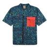 Nike Acg All Over Printing Shirt Blue / Orange
