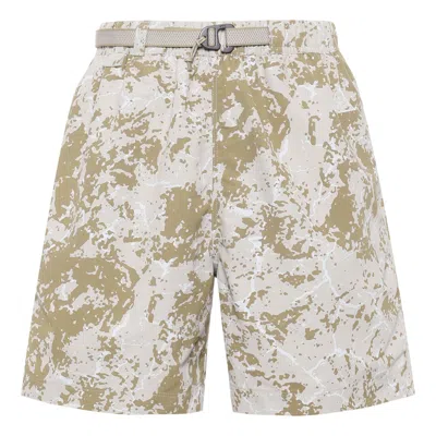 Nike Acg Allover Print Trail Shorts 'light Iron Ore Summit White'