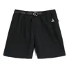 Nike Acg Alphabet Solid Color Breathable Casual Shorts Black