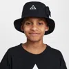 Nike Acg Apex Big Kids' Bucket Hat In Black