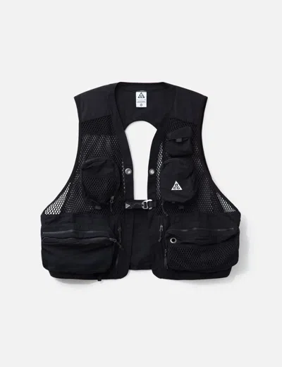 Nike Acg Buttles Gilet In Black