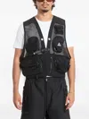 Nike Acg Buttles Mesh-panelled Multi-pocket Vest In Black
