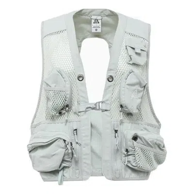 Nike Acg Buttles Vest 'light Silver' In Blue