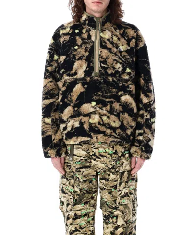 Nike Acg Canwell Glacier Zip-up Sweatshirt In Green