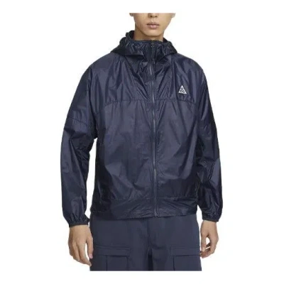 Nike Acg Cinder Cone Windproof Jacket Asia Sizing 'thunder Blue'