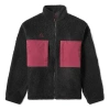 Nike Acg Colorblock Athleisure Casual Sports Stay Warm Fleece Stand Collar Jacket Black