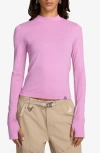 Nike Women's  Acg "delta River" Dri-fit Adv Long-sleeve Top In Beyond Pink/burgundy Crush