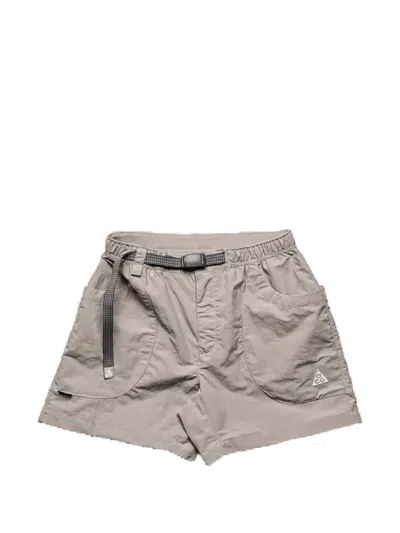 Nike Acg Dolomiti Belted Shorts In Brown