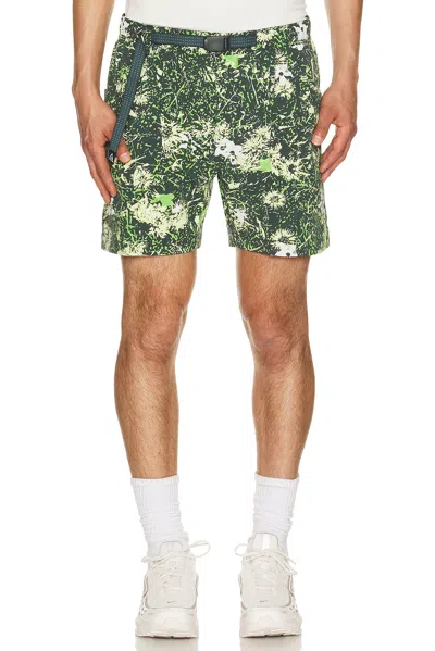 Nike Acg Dolomiti Printed Shorts In Green