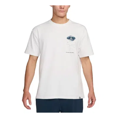 Nike Acg Dri-fit Graphic T-shirt Asia Sizing 'white'