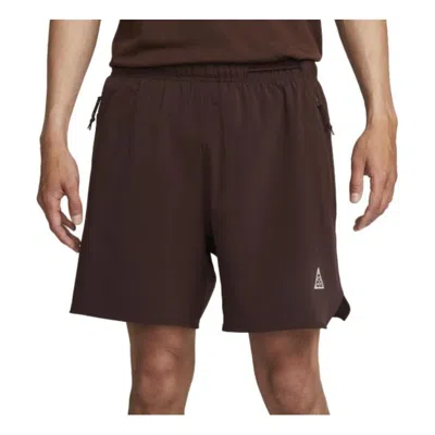 Nike Acg Dri-fit New Sands Shorts 'earth' In Brown