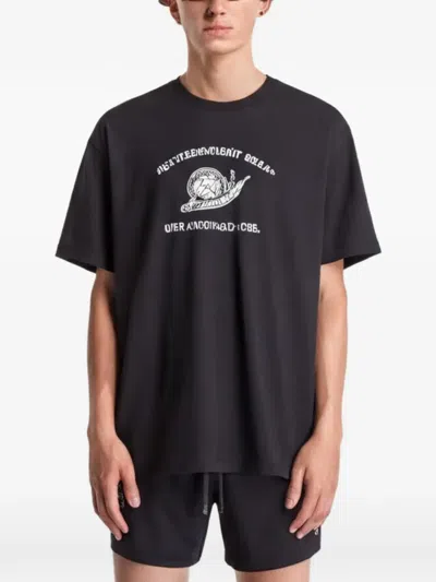 Nike Acg Dri-fit Graphic-print T-shirt In Black