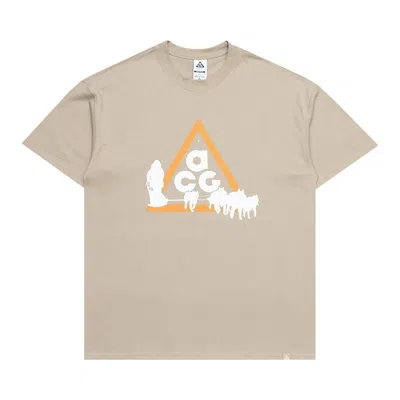Pre-owned Nike Acg Dri-fit T-shirt 'khaki' | Tan | Men's Size S In Brown