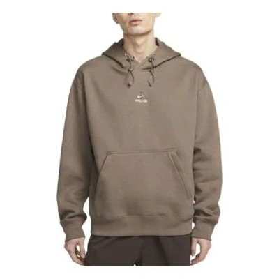 Nike Acg Embroidered Hoodie 'brown'
