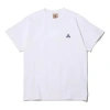 Nike Acg Embroidered Logo Sports Short Sleeve White In White