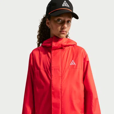 Nike Acg Essentials Big Kids' Rain Jacket In Red