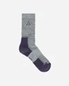 Nike Acg Everyday Cushioned Crew Socks Jade Horizon / Dark Raisin In Multicolor