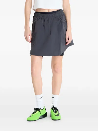 Nike Acg Five Towers Wrap Skort In Gray