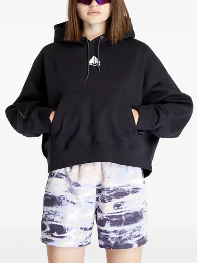 Nike Acg Fleece Hoodie In Black