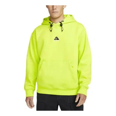 Nike Acg Fleece Stay Warm Pullover Sports Couple Style Yellow