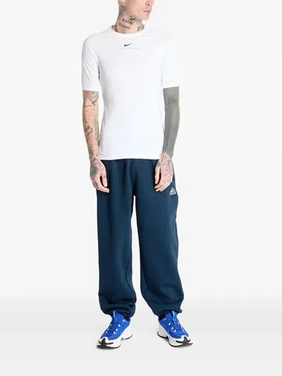 Nike Acg Fleece Track Pants In Blue