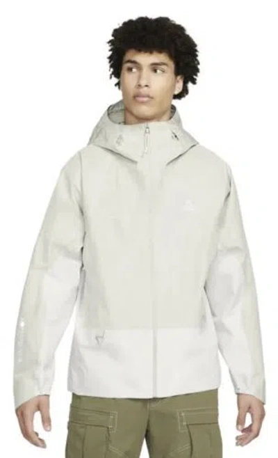 Pre-owned Nike Acg Gore-tex Stormfit Adv ‘chain Of Craters' Mens Multi Sizes Db3559-145 In White