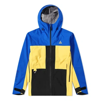 Nike Acg Gore-tex Windproof Casual Sports Hooded Jacket Blue