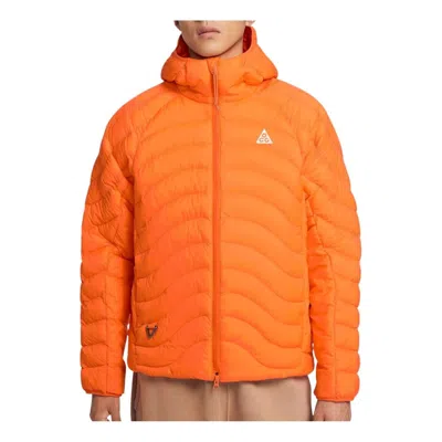Nike Men's  Acg "lava Flow" Therma-fit Adv Jacket In Orange