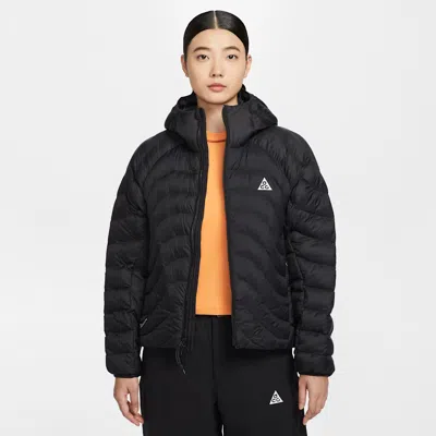 Nike Acg "lava Flow" Women's Therma-fit Adv Jacket In Black