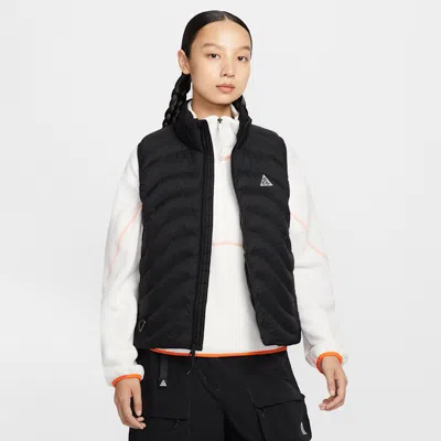 Nike Acg "lava Flow" Women's Therma-fit Adv Vest In Black