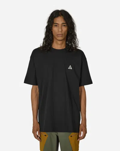 Nike Acg Logo T-shirt In Black