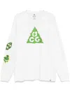 Nike Acg Printed Jersey T-shirt In White